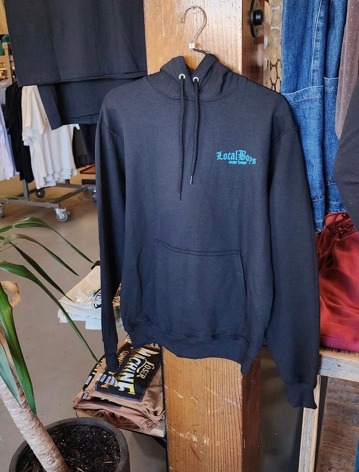Neon blue hoodie online